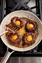 <p><span>The high-protein dinner of your dreams.</span></p><p><span>Get the recipe from </span><a href="https://www.delish.com/cooking/recipe-ideas/recipes/a42791/egg-in-a-hole-burger/" rel="nofollow noopener" target="_blank" data-ylk="slk:Delish;elm:context_link;itc:0;sec:content-canvas" class="link ">Delish</a><span>.</span><br></p>