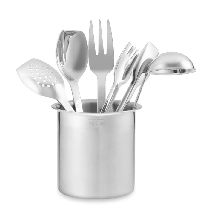 <p><a href="https://go.redirectingat.com?id=74968X1596630&url=https%3A%2F%2Fwww.williams-sonoma.com%2Fproducts%2Fall-clad-cook-serve-tool-set&sref=https%3A%2F%2Fwww.bestproducts.com%2Flifestyle%2Fg45445716%2Fgifts-for-grandkids%2F" rel="nofollow noopener" target="_blank" data-ylk="slk:Shop Now;elm:context_link;itc:0;sec:content-canvas" class="link ">Shop Now</a></p><p>All-Clad Cook Serve Stainless-Steel Tools, Set of 6</p><p>williams-sonoma.com</p><p>$99.95</p>