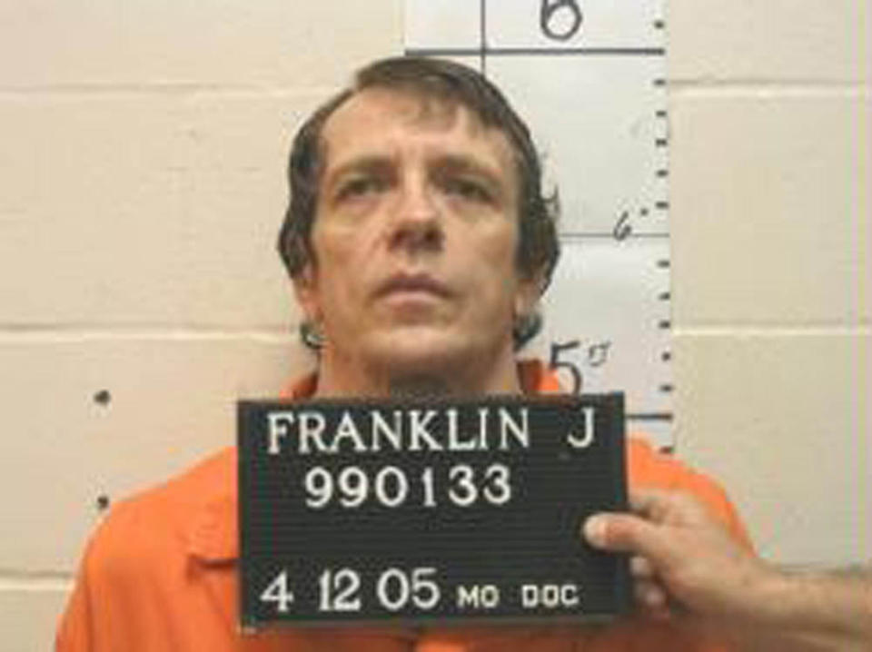 Joseph Paul Franklin is seen in a 2005 booking photo from the Missouri Department of Corrections