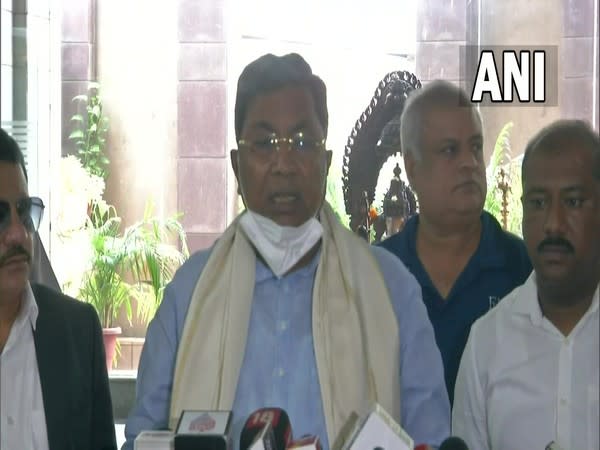 Congress leader Siddaramaiah in New Delhi on Tuesday. (Photo/ANI)