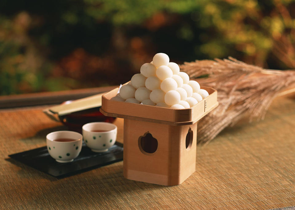 月見糰子是日本中秋節的應景食物（Image Source : Getty Creative/imagenavi）