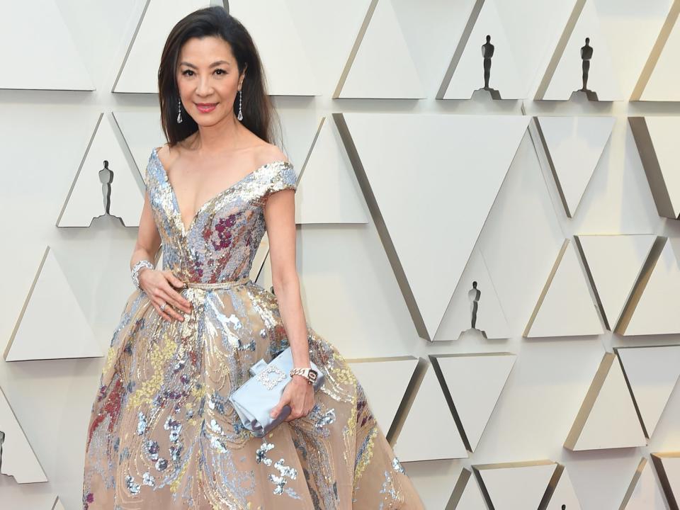 Michelle Yeoh attends the 2019 Oscars.