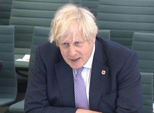 Boris Johnson at the Commons Liaison Committee