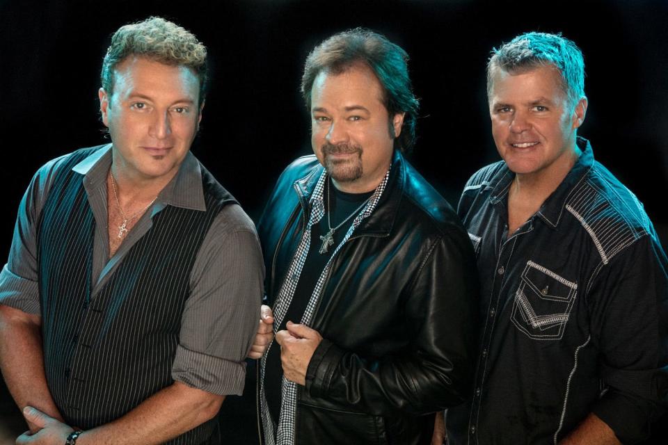 From left, The Frontmen, Tim Rushlow (formerly of Little Texas), Larry Stewart (the voice of Restless Heart) and Lubbock native Richie McDonald (former lead singer of Lonestar) will perform a benefit concert on Friday at the Cactus Theater.