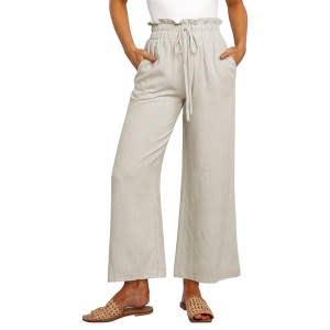 Time and Tru Women's Coordinating Quilted Drawstring Waist Pant 