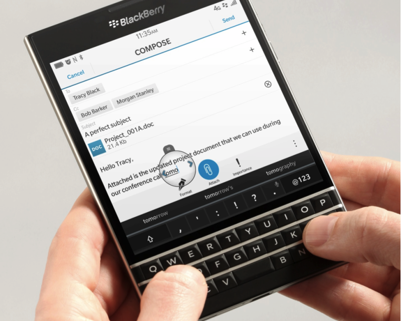 BlackBerry teaches us how to ditch our iPhones and Android phones for a BlackBerry phone