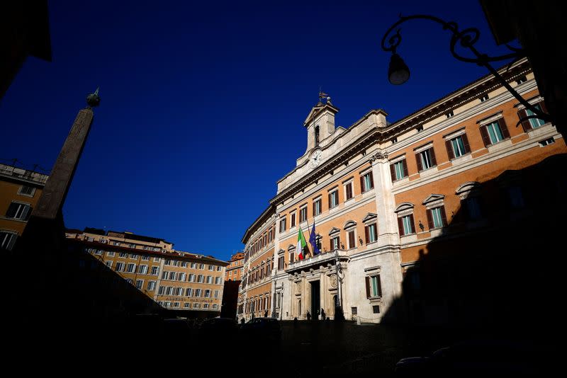 Italy's PM designate Draghi seeks to form a government, in Rome