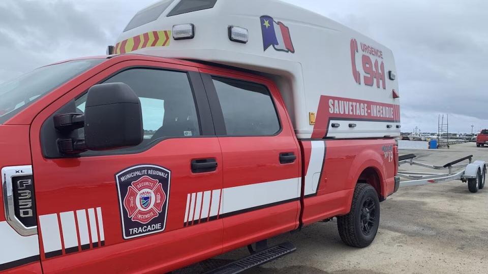 Members of the Tracadie Fire Department and the New Brunswick Coast Guard recovered an overturned boat near Portage Island on Tuesday around 8:30 a.m.