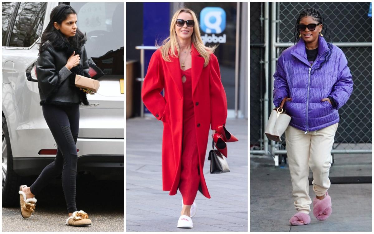 Wearing your slippers outside is now acceptable – and fashionable