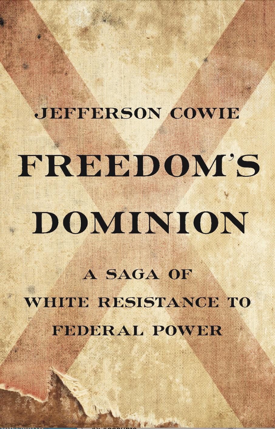 This cover image released by Basic Books shows "Freedom's Dominion: A Saga of White Resistance to Federal Power" by Jefferson Cowie, winner of the Pulitzer Prize for History. (Basic Books via AP)