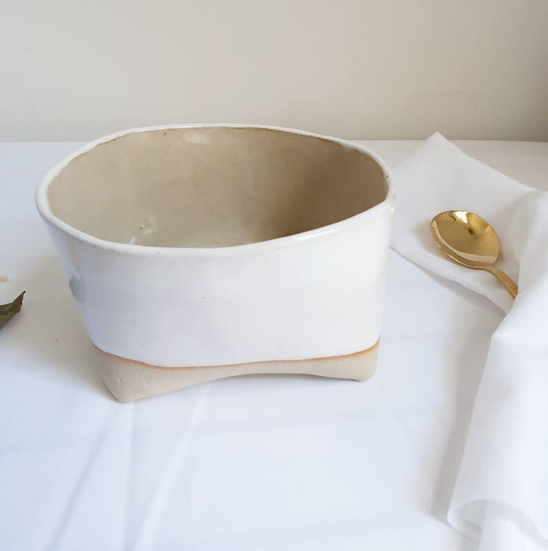 Handmade Contemporary Ceramic Bowl. Image via Etsy/ToupCeramics.