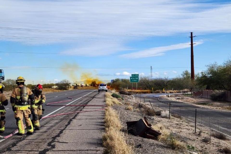 Shelter-in-Place Order Issued in Arizona After Deadly Crash Spills Nitric Acid on Freeway