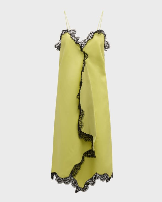 <p>Off-White Lace Nappa Leather Slip Dress, $2,500, <a href="https://rstyle.me/+uzUvSdbRME_LLNWDf2BP4w" rel="nofollow noopener" target="_blank" data-ylk="slk:available here;elm:context_link;itc:0;sec:content-canvas" class="link ">available here</a> (sizes IT 36-46)</p>