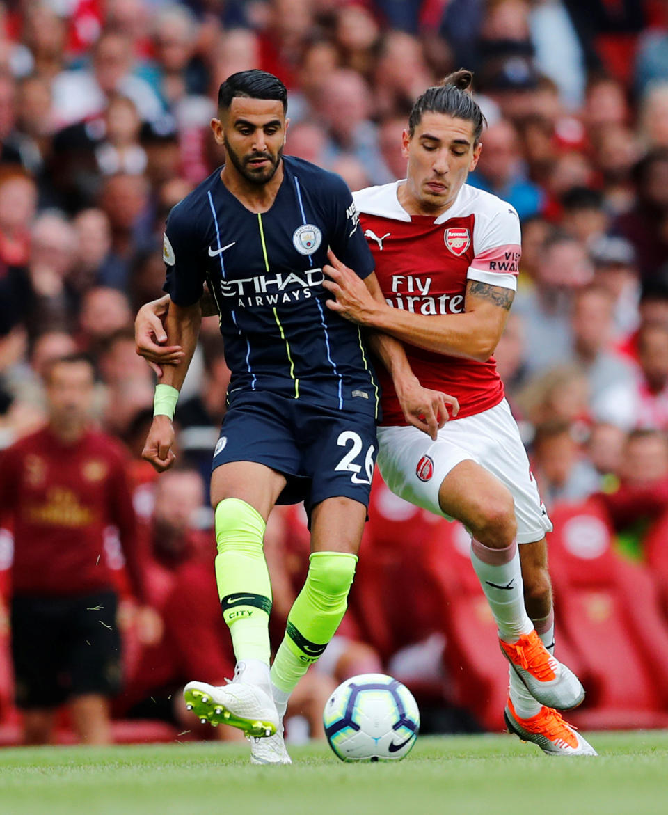 Riyal Mahrez has started both of City’s competitive games this season after his multi-million pound move