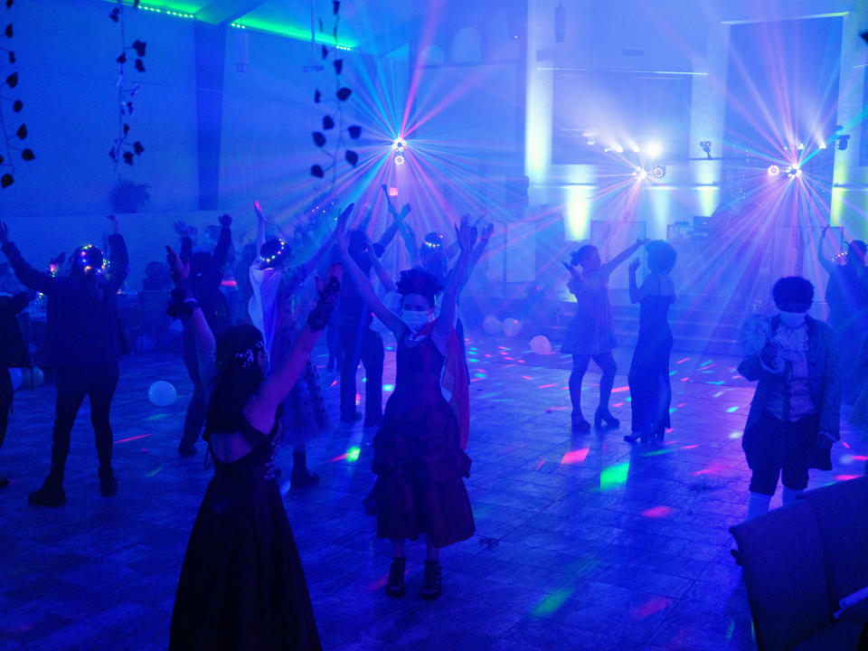 Attendees dance at the Fiesta Youth LGBTQ Youth Prom in San Antonio. Each spring, the group holds a prom specifically for LGBTQ teens.<span class="copyright">Annie Flanagan for TIME</span>