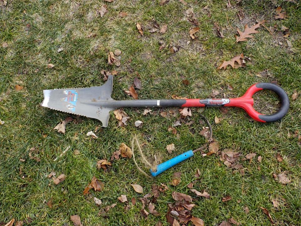 A Root Slayer spade, top, and a CobraHead weeder are excellent tools.