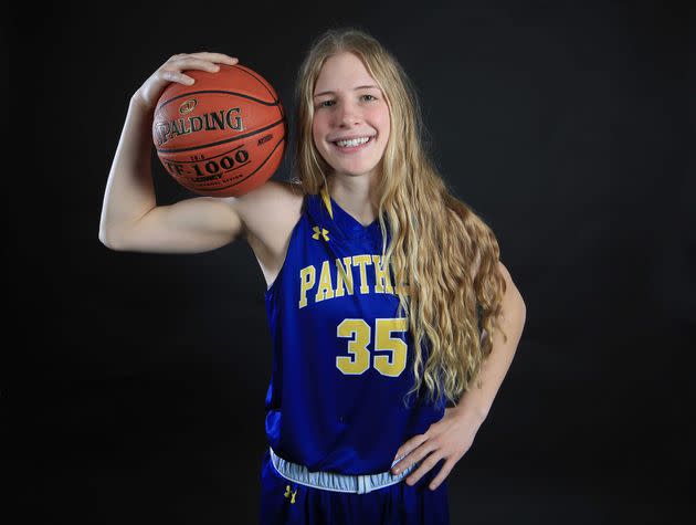 Nickerson High's Ava Jones was named the 2022 all-Reno County girls basketball player of the year. (Photo: Sandra J. Milburn/The Hutchinson News / USA TODAY NETWORK)