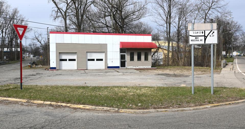 The building and lot purchased by the city of Coldwater at the south end of Clay Street. .