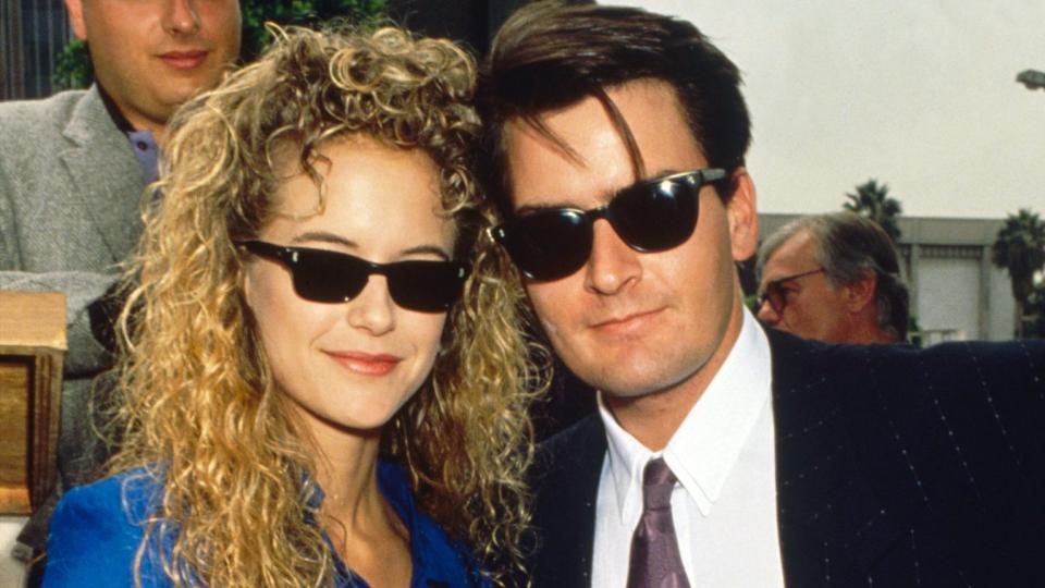 Kelly Preston and Charlie Sheen