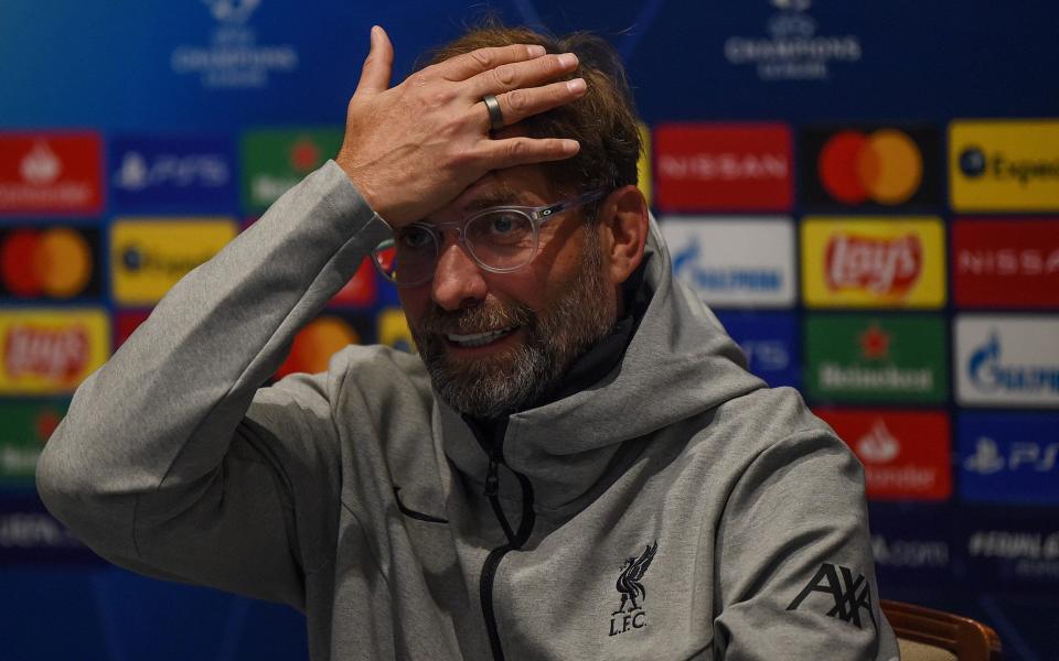 Jurgen Klopp speaks to the press - GETTY IMAGES