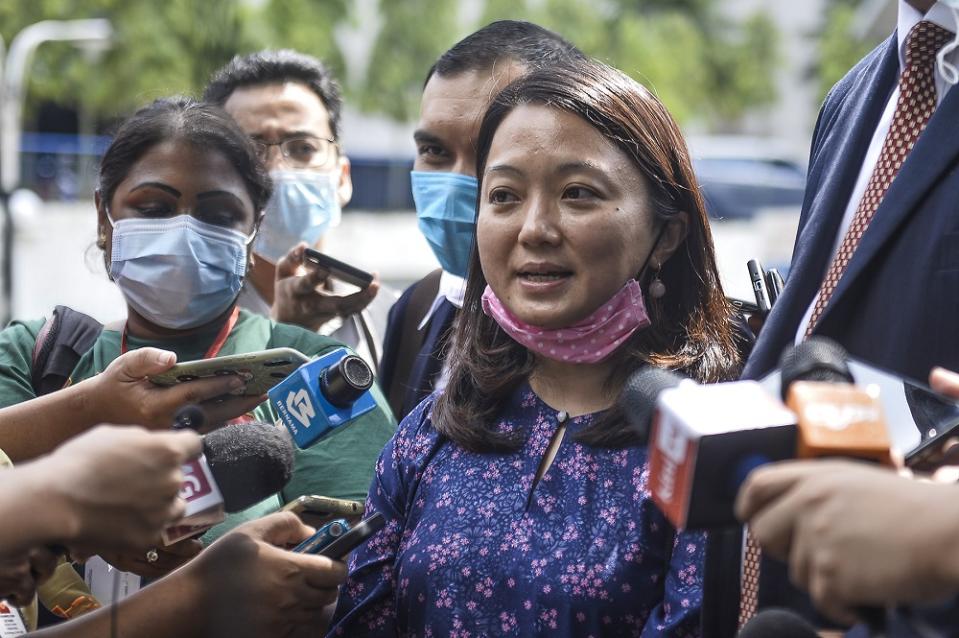 Segambut MP Hannah Yeoh who was on the side of the residents in her constituency, lauded today’s decision at the Court of Appeal that ended a years-long legal challenge against the controversial development. ― Picture by Miera Zulyana