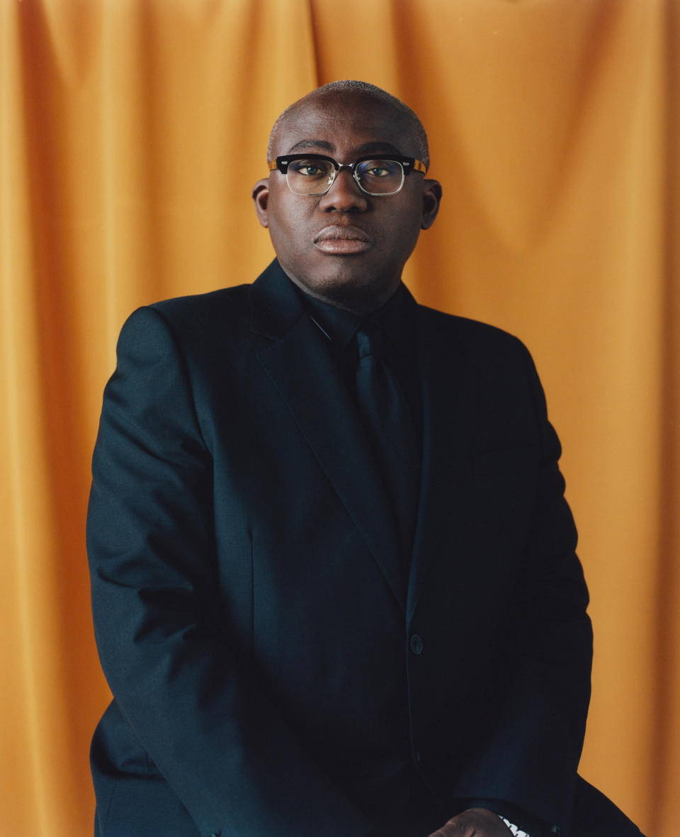 British Vogue editor in chief Enninful in Ladbroke Grove, London, on Aug. 31.<span class="copyright">Campbell Addy for TIME</span>