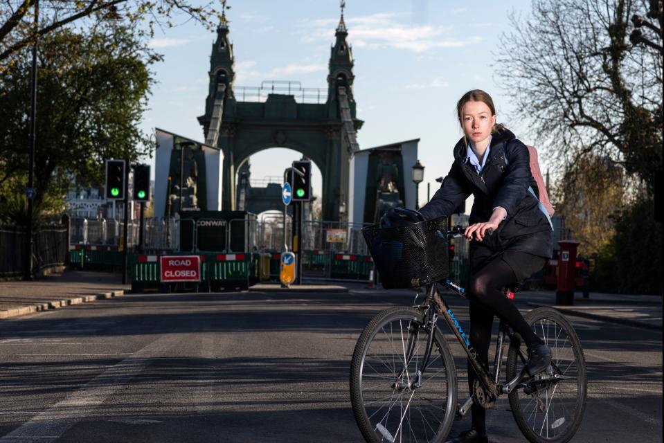 Long haul: Clemmie Watkins’s 10-minute journey to school now takes up to 40Daniel Hambury/Stella Pictures Ltd