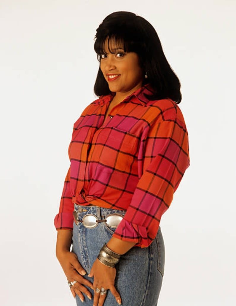 Jackée Harry poses for a "Sister, Sister" promotional photo in October 1993