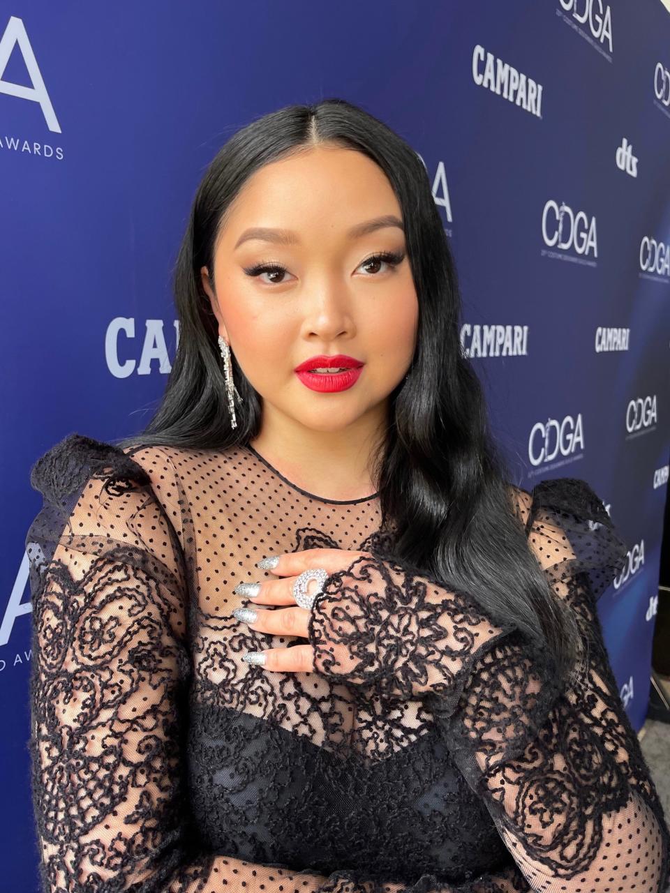 Inside Lana Condor’s Glamorous Night Hosting the Costume Designers Guild Awards