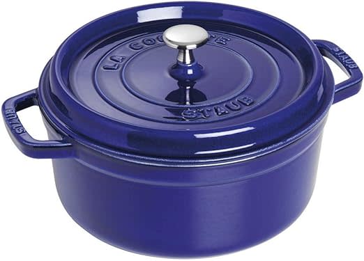 Amazon.com: STAUB Round Cocotte, 4 quart, Dark Blue: Casseroles: Kitchen &  Dining