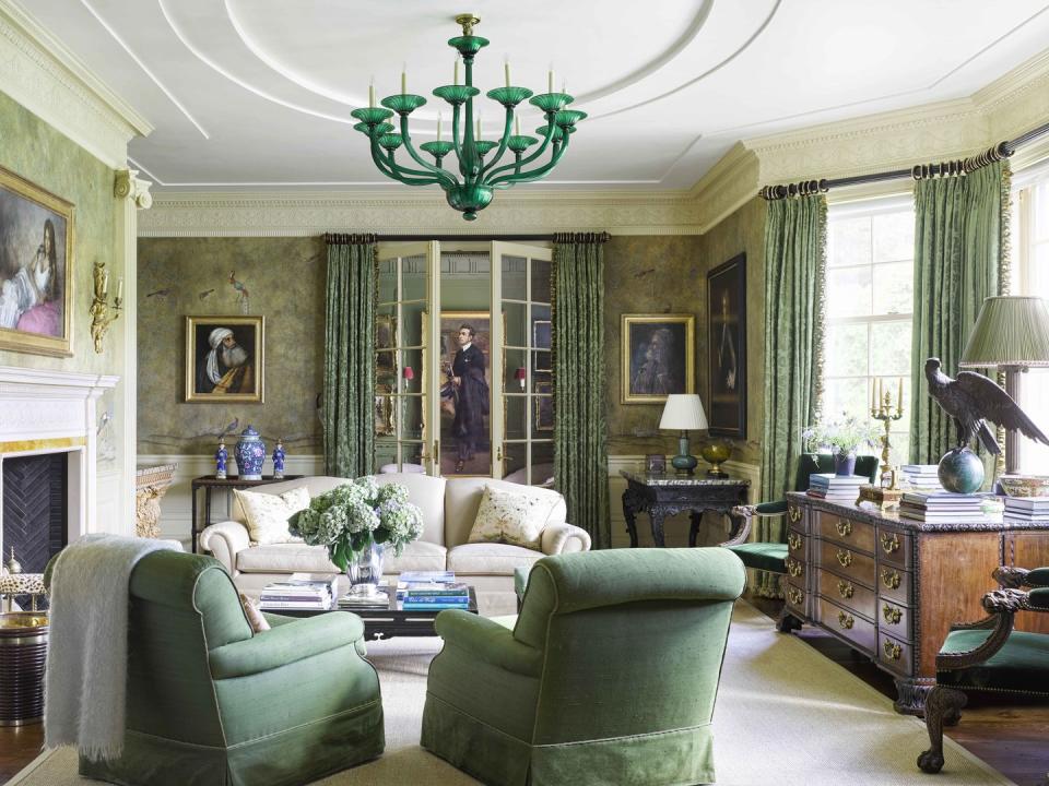 Melody of Green in the Sitting Room