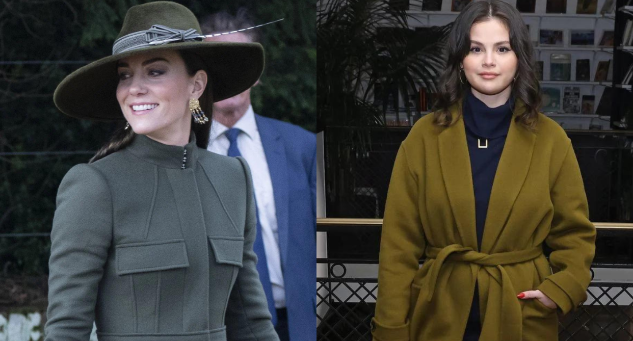 Kate Middleton and Selena Gomez wear pieces from French fashion brand Sézane