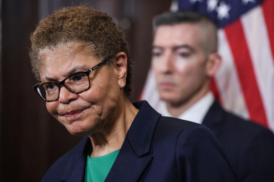 The suspect who broke into Los Angeles Mayor Karen Bass' home this week did so during a shift change in security and was specifically targeting Bass, according to District Attorney George Gascon.