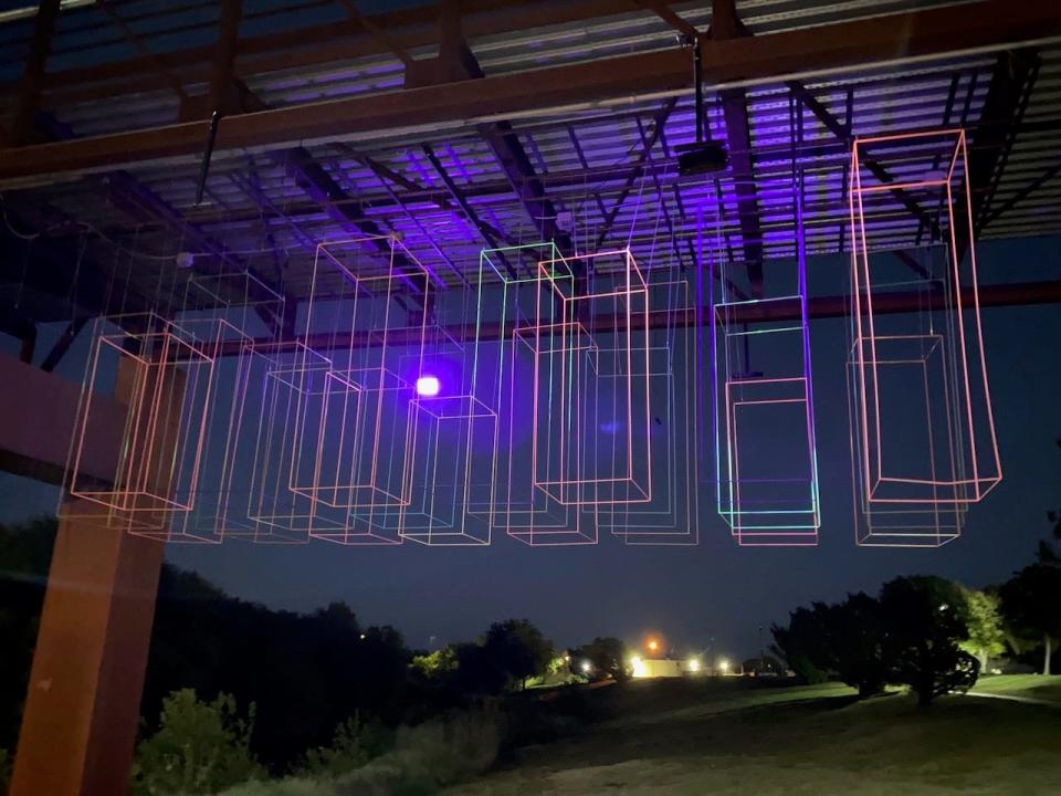 The Neon City installation will be a full-time display near the Wichita Falls Circle Trail at the MPEC.