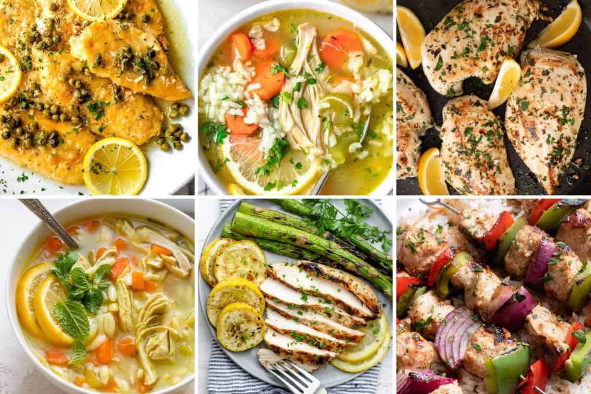 Savory Lemon Recipes with Chicken