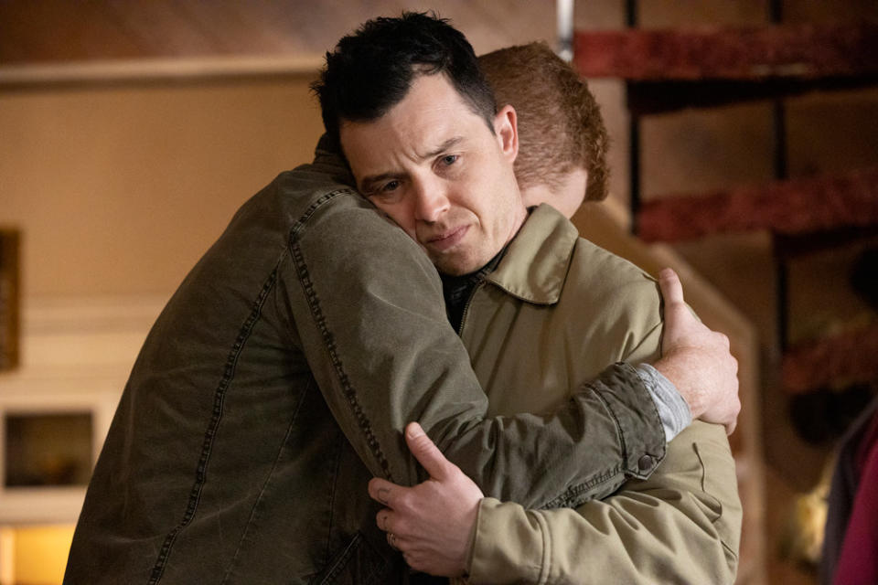 Mickey is a gay man and has great progress with self-acceptance throughout the series. Although he starts having sex with Ian in Season 1, it is not until Season 4 that he completely accepts himself and comes out publicly. 