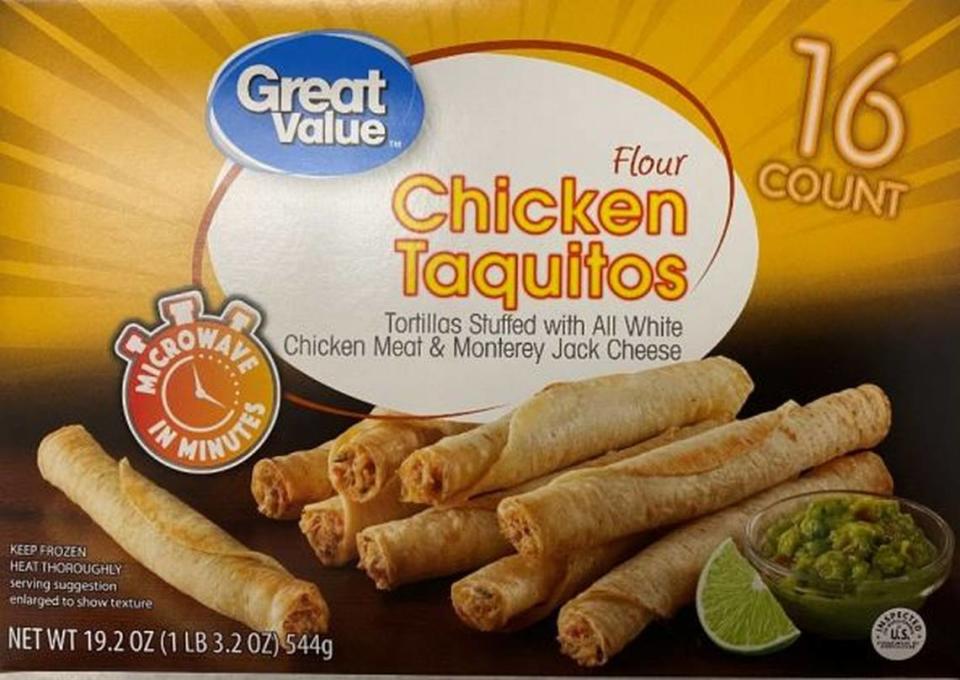 Great Value Chicken Taquitos in Flour Tortillas