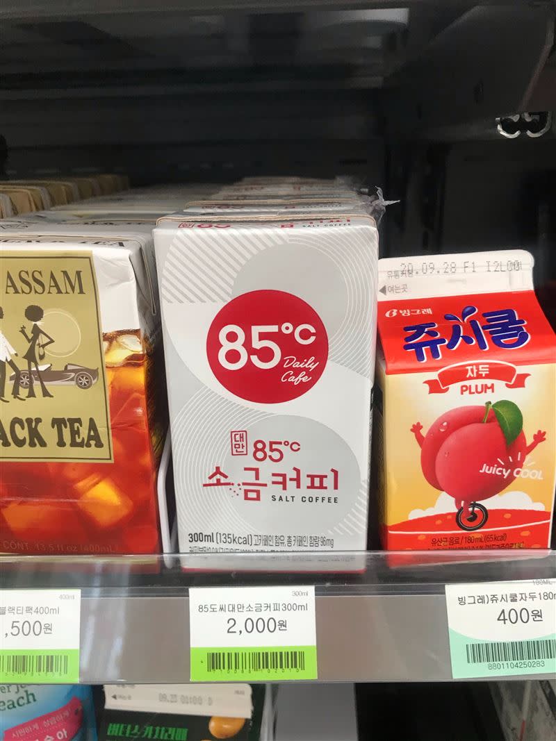 21萬瓶秒殺，韓國超商瘋搶台灣海鹽咖啡。（圖／業者提供）