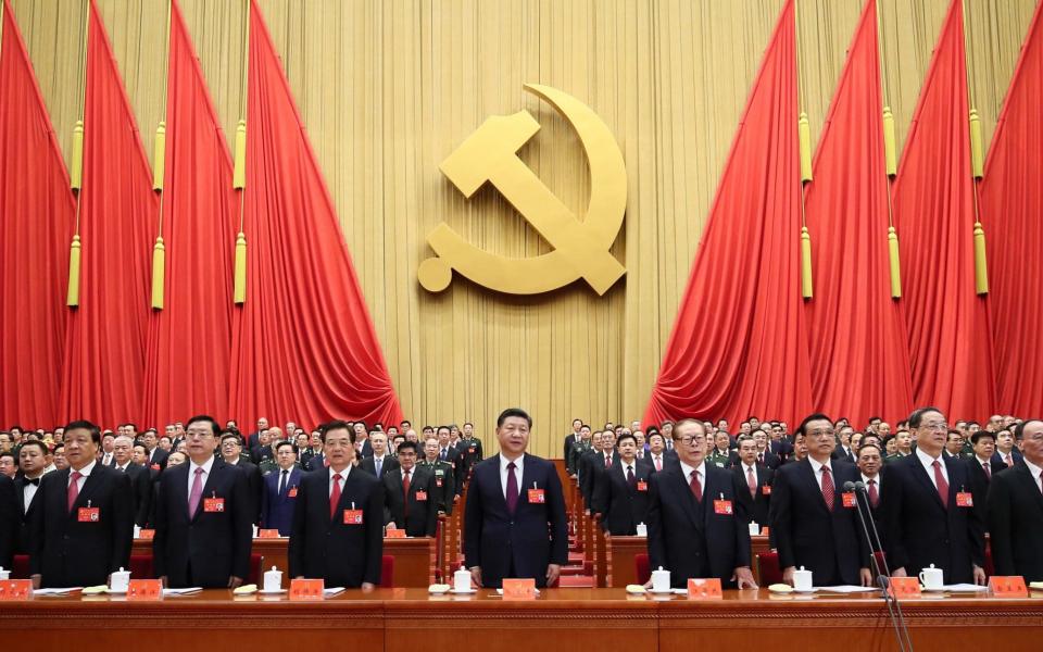 A scene from the recent Communist Party Congress in China. The UK was the eighth largest foreign direct investor in China over the past decade and British businesses are keen to offer their expertise to the country as it tries to reshape its economy - Barcroft Media