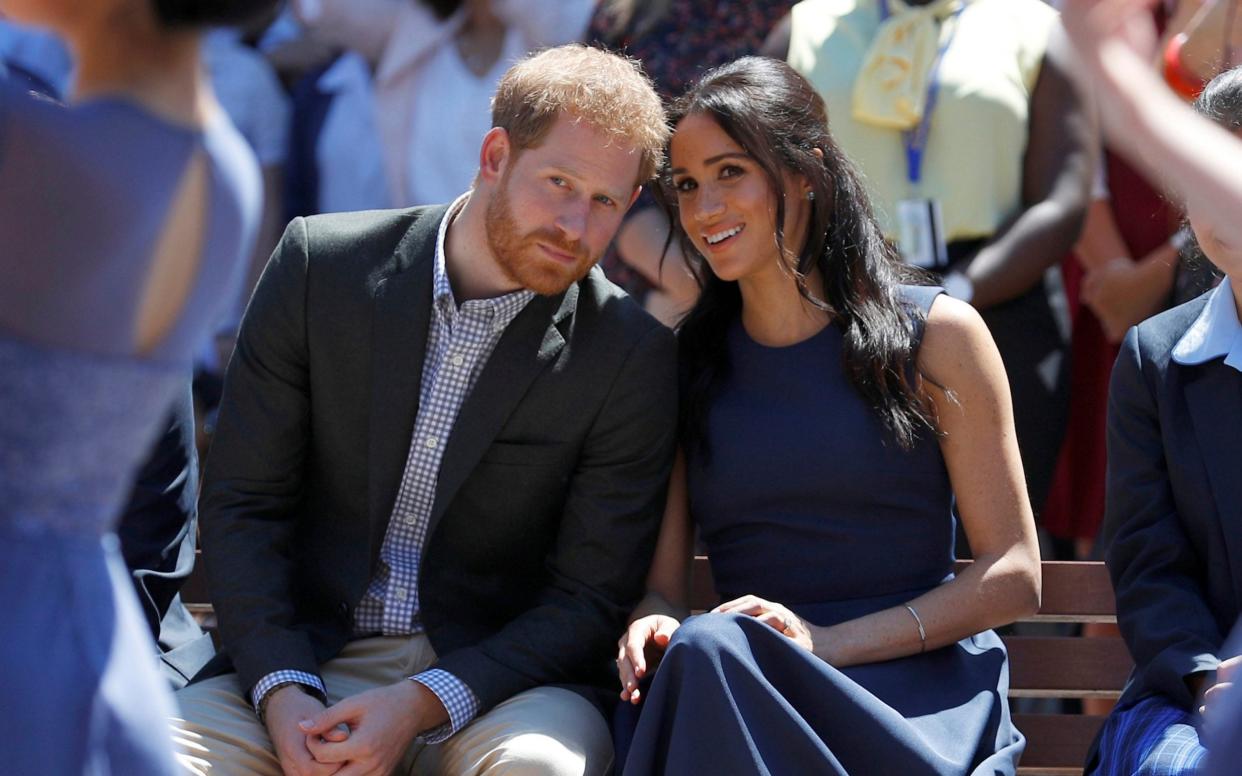 The Duke and Duchess of Sussex are about to embark on a tour of southern Africa, their first with son Archie - Reuters POOL