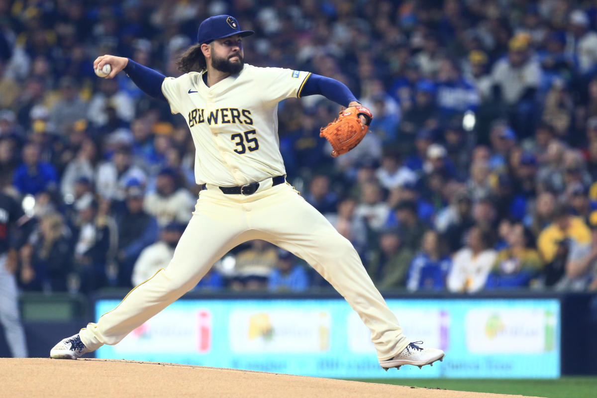 Brewers pitcher Jakob Junis hospitalized after being hit in the neck with a ball during batting practice