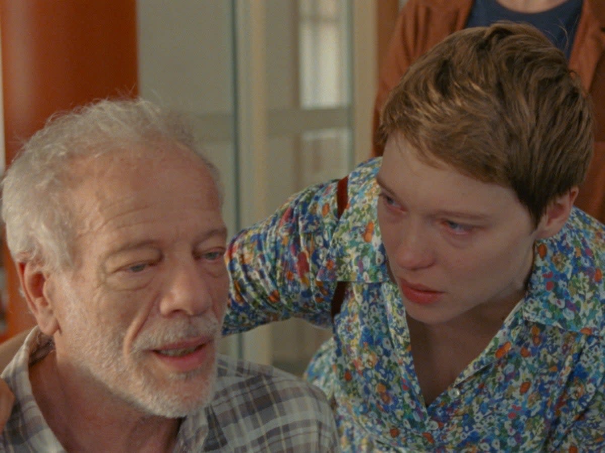 Pascal Greggory and Léa Seydoux in ‘One Fine Morning’ (Carole Bethuel/Les Films)