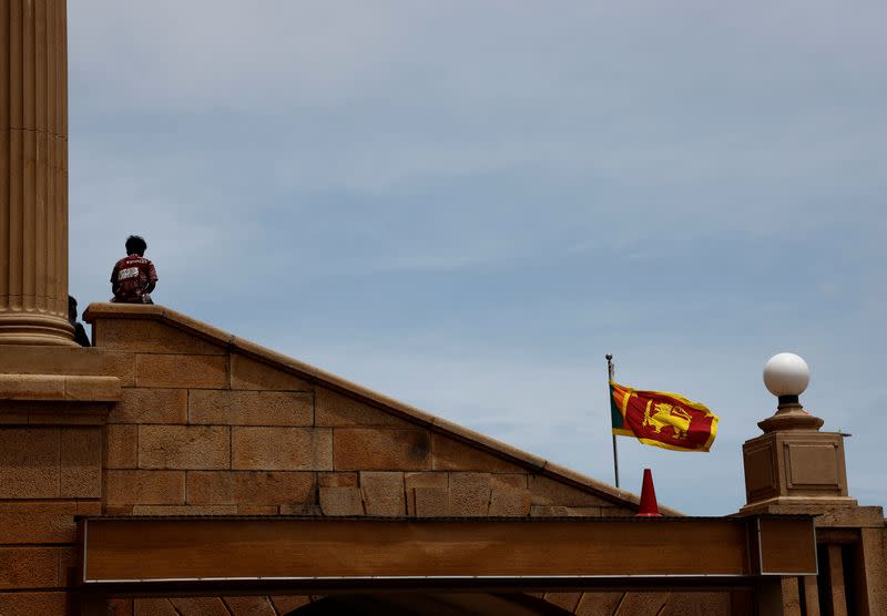 Parliament Speaker Mahinda Yapa Abeywardena officially announced the resignation of president Gotabaya Rajapakse , in Colombo