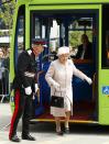 <p>The Queen may be royalty, but the monarch took the bus in 2013 with Prince Philip to an event in Cambridge, England. She had the Cambridgeshire Guided Bus Company to thank for her ride.</p>