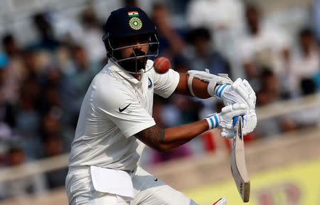 FILE PHOTO: Cricket - India v Australia - Third Test cricket match - Jharkhand State Cricket Association Stadium, Ranchi, India - 17/03/17 - India's Murali Vijay plays a shot. REUTERS/Adnan Abidi