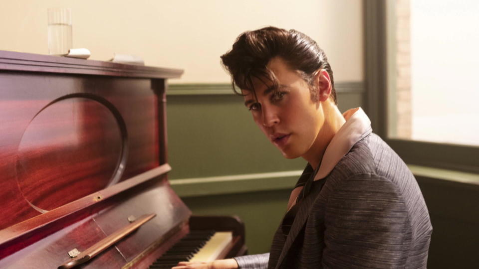 Austin Butler as Elvis Presley in the new film 