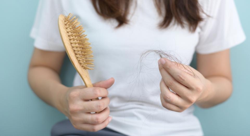 Hair loss is said to be a long-term effect of Covid (Getty)