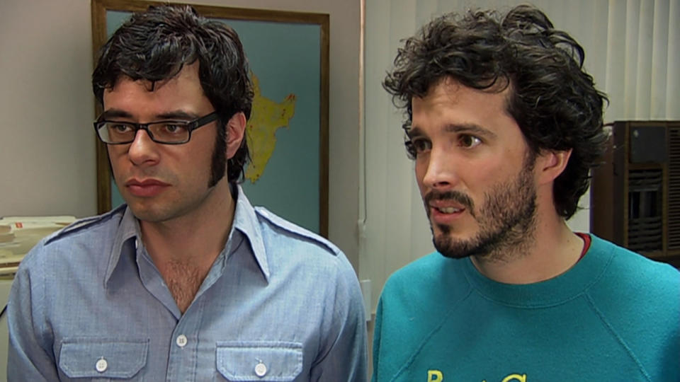 Screenshot from "Flight of the Conchords"