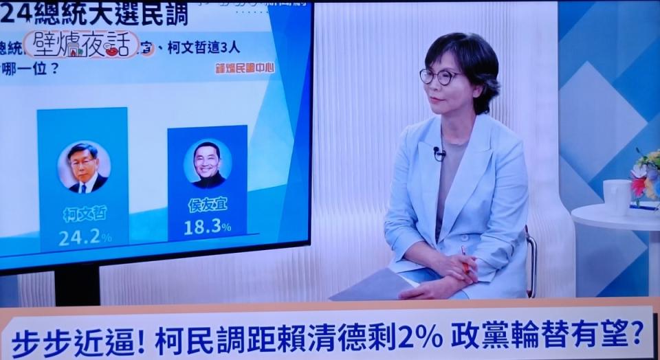 蔡壁如認為柯文哲民調穩居前兩名，此刻談「藍白合」時間不對。唐復年/攝