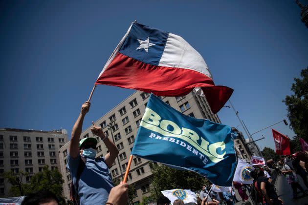 The outcome of the race between Boric and Kast will likely have deep ramifications for the effort to draft, approve and implement a new, more inclusive Chilean constitution to replace the one Pinochet installed during the dictatorship. (Photo: MARTIN BERNETTI via Getty Images)